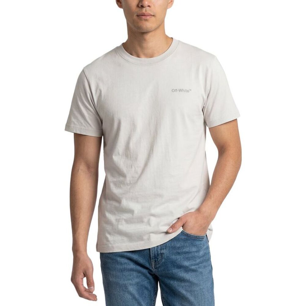 Off-White™ Mens  Virgil Bookish Slim T-Shirt, Grey